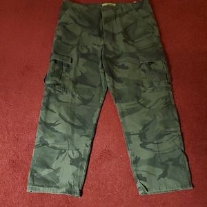 3 pairs of camo cargo pants $15 per pair $35 all 3